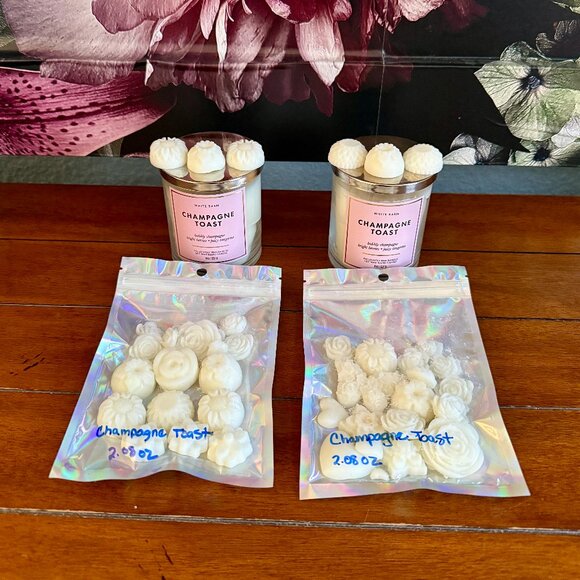 NEW 2-Pc WAX MELTS Bath & Body Works Candle Wax Melts - CHAMPAGNE TOAST! - Picture 2 of 3